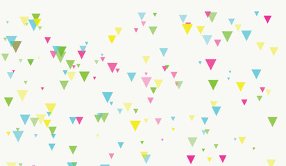 A seamless vector pattern of colorful confetti and party streamers for a festive celebration design or wallpaper decoration