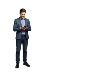  Investor Receiving Dividends and Financial Growth Symbol – isolated on transparent background