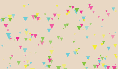 Colorful confetti vector seamless pattern for a festive birthday celebration design and decoration