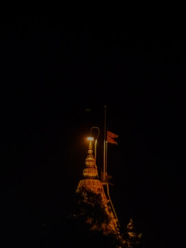 Shirdi Sai Baba temple night view 