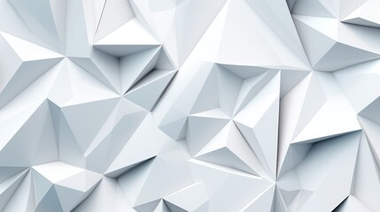 3d, geometric, crystalline, abstract, low poly, minimalist, futuristic, white, volumetric, angular, triangular patterns