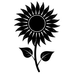 Fototapeta premium sunflower isolated on white