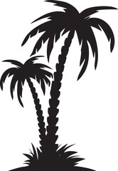Obraz premium palm tree silhouette
