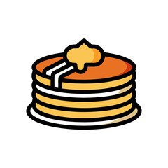 stack of pancakes on a plate