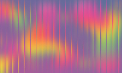 Colorful abstract gradient background with vertical stripes, neon rainbow texture, vibrant digital art