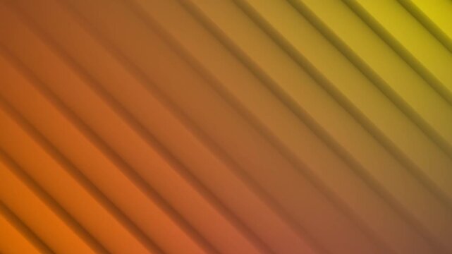 Diagonal ribbed texture with a warm gradient from orange to yellow abstract background