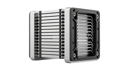High Performance Computer Cooling System with Aluminum Heatsink and Metal Fins for Advanced Electronics