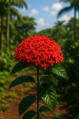 Tropical Ixora Cluster