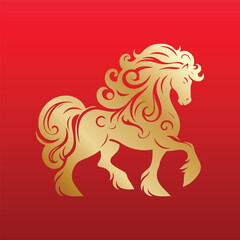 Chinese New Year 2026 Horse Design Templates for your cover, card, poster, banner, and flyer.