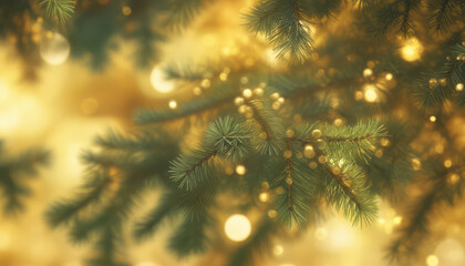 christmas tree with lights background