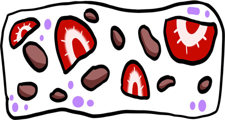 쫀득 쿠키 일러스트 그래픽요소