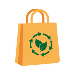 Reusable Shopping Bag Icon, Simple Icon Vector Design, best used for presentation, application, web and banner