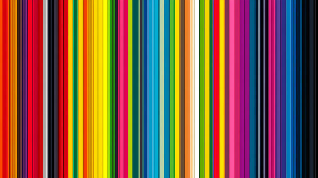 Full HD Size, Television Test Of Stripes . Signal TV Pattern Test Or Television Color Bars Signal. End Of The TV ColorS Bars For Background. Stock Illustration
