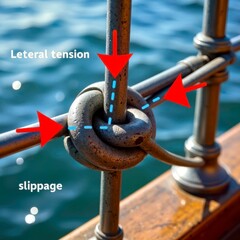 Schematic picture of knot structure
