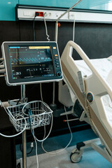 Medical Monitor in Hospital Room