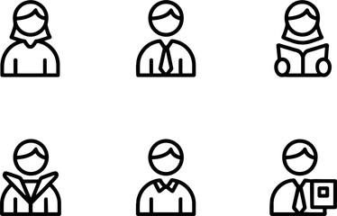 Professional Business Person Vectors for Web Design and Marketing