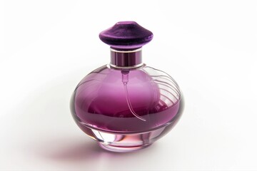Elegant Purple Perfume Bottle Still Life Luxury Fragrance Fashion Beauty on transparent background