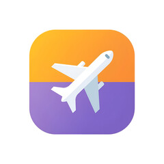 airplane icon vector illustration