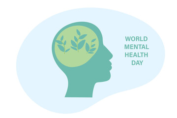 World mental health day concept