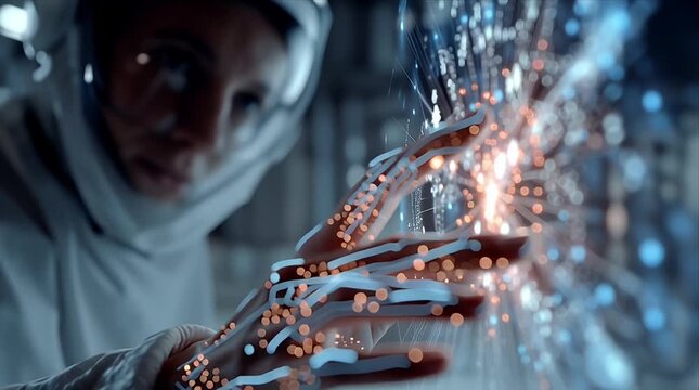 データを操作するデジタルハンド｜Digital Hand Operating Data