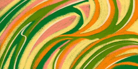 Abstract fluid shapes hand drawn background. Textured and curved lines drawing for poster, banner, or presentation design.