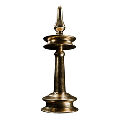 Traditional south indian brass oil lamp  vilaku