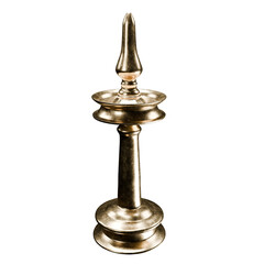 Traditional south indian brass oil lamp  vilaku