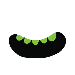 cute funny monster icons. birthday and Halloween celebrations