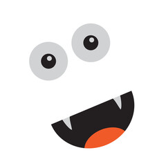cute funny monster icons. birthday and Halloween celebrations