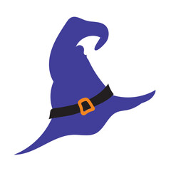 Witch Hat Halloween Illustration