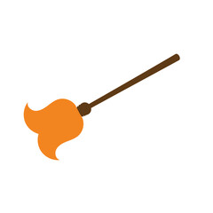 witch broom. halloween icon svg