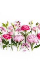 Pink Floral Arrangement, Beautiful Flowers, Springtime Blooms, Delicate Petals, Natures Beauty.