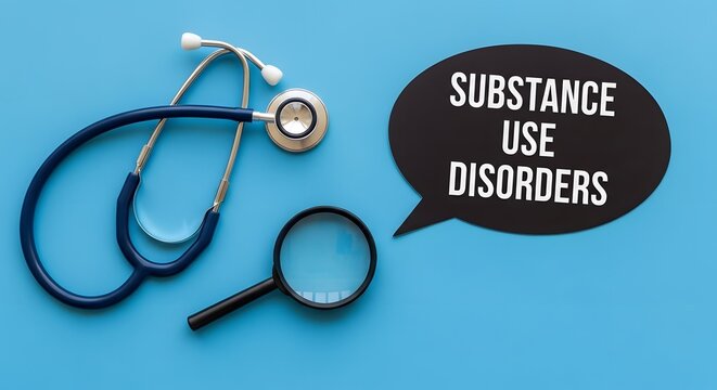 Understanding substance use disorders with medical tools, a critical health issue needing investigation and treatment for recovery and improved well-being