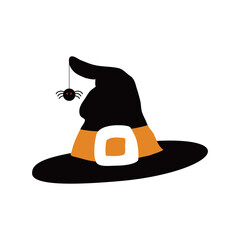 Witch Hat Halloween Illustration