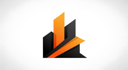Modern Abstract Cityscape Logo Design.
