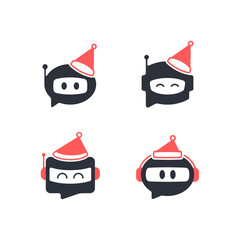 Chatbot Christmas Icons