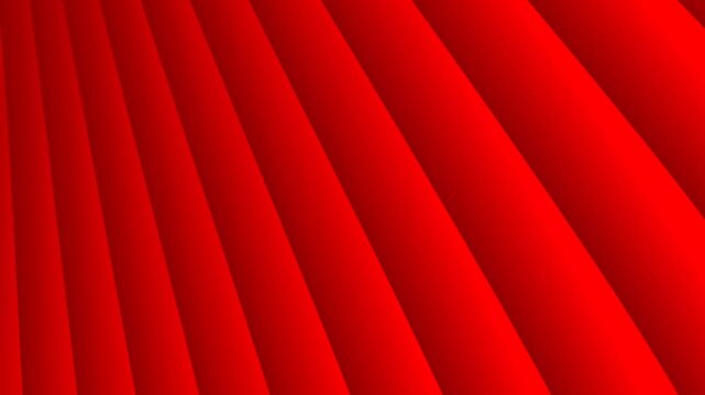 Abstract Red Diagonal Stripes with Gradient Shading and Depth lines
