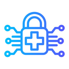 ai healthcare security icon