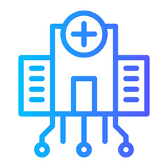 ai hospital icon