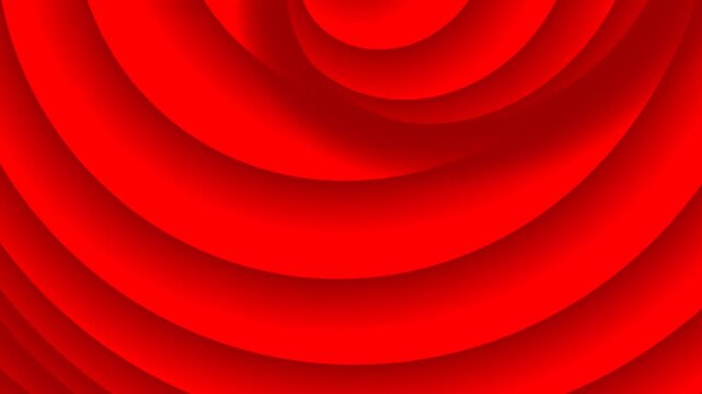 Concentric Red Curved Layers Forming a Circular Pattern Background abstract texture