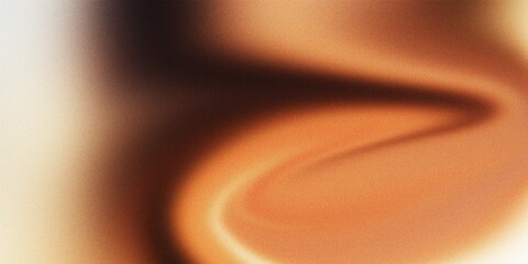 Abstract Brown and Orange Swirl with Soft Grainy Texture background gradient