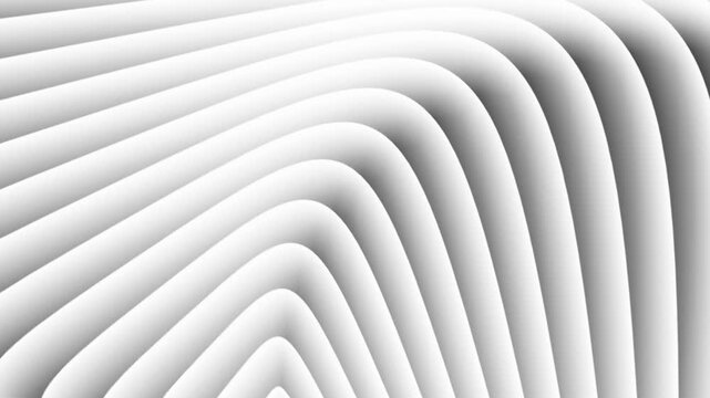 Abstract curved white and gray layers forming a flowing wave-like pattern image photo