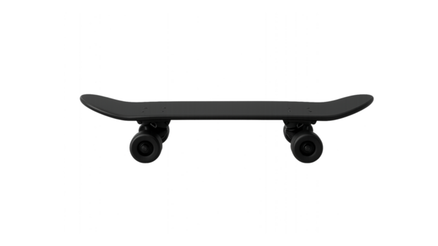 Transparent skateboard for e-commerce and sales 