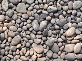 Close-up Pebble Stone Texture Background