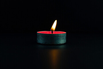 candle in the dark
