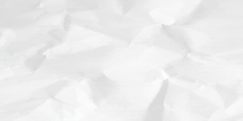 Crumpled white paper texture with creased, rough, and aged surface for a grunge backdrop design
