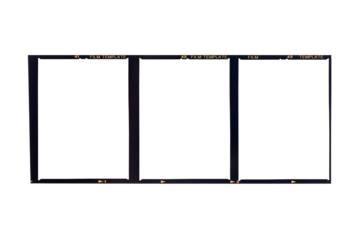 Medium format 120 film frame.With white space.