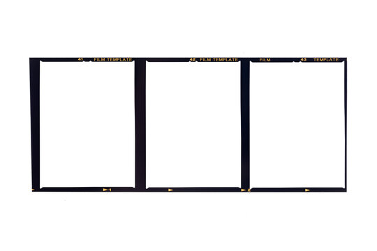 Medium format 120 film frame.With white space.
