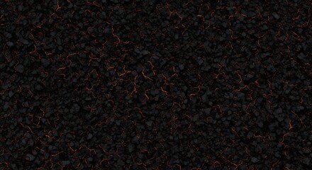 Abstract dark background with glowing orange fractal network representing data connection energy flow or molecular structure high detail generative art