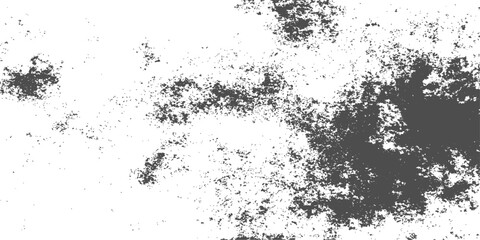 Grunge background with black ink splat and textured frame design